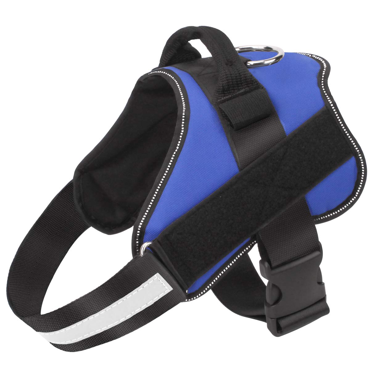 Bolux Dog Harness, No-Pull Reflective Dog Vest, Breathable Adjustable Pet Harness with Handle for Outdoor Walking - No More P