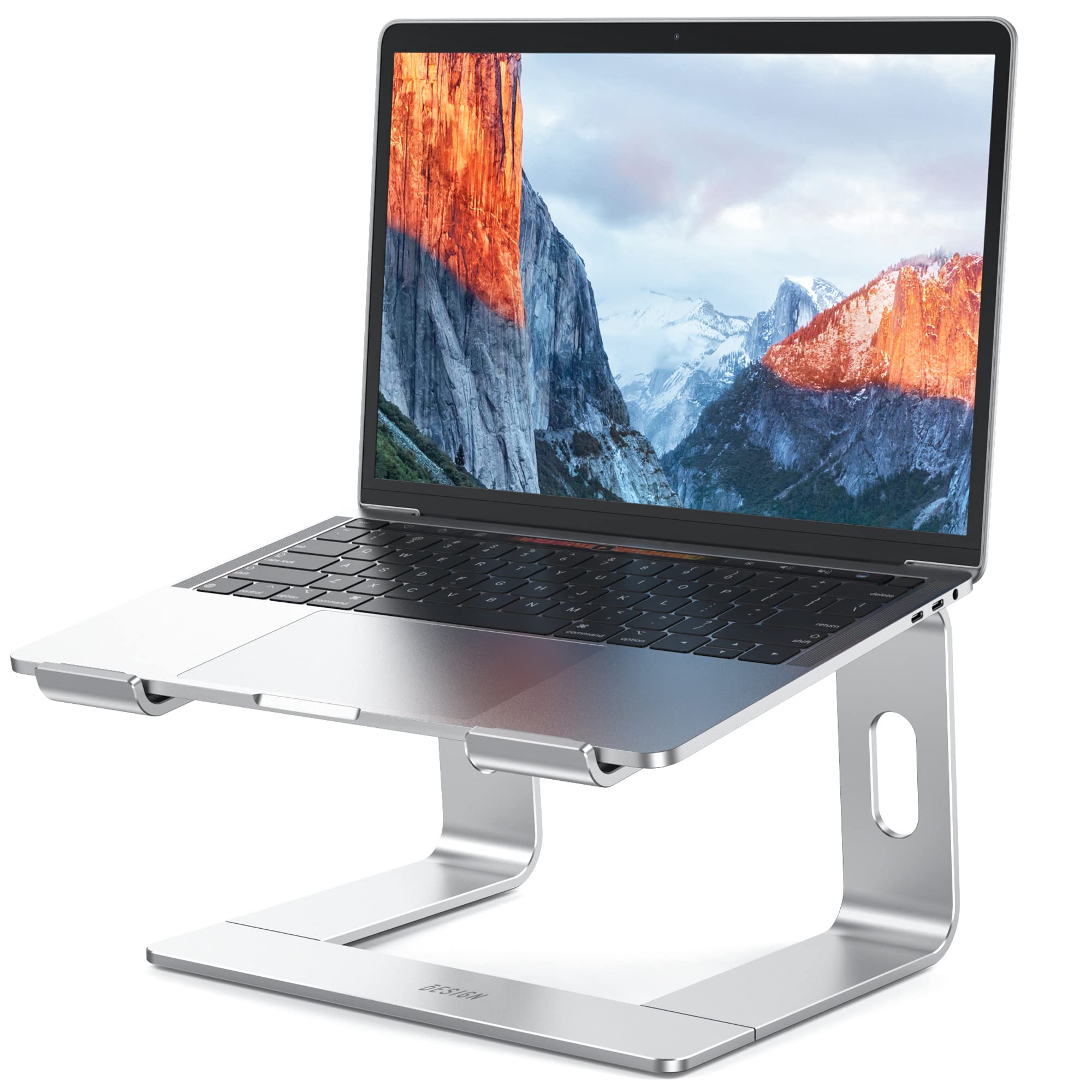 BESIGN LS03 Aluminum Laptop Stand, Ergonomic Detachable Computer Stand, Notebook Riser, Laptop Mount Compatible with Air, Pro