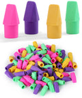 Mr. Pen- Pencil Top Erasers, 120 Pack, Latex-Free, No-Smudge | Cap Pencil Erasers for Precise Erasing, Kids, Teachers, Studyi