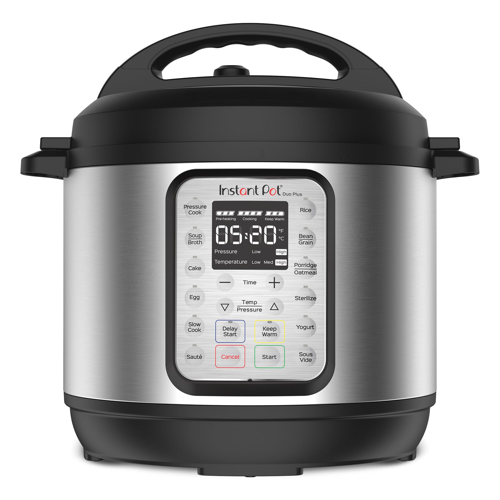 Instant Pot Duo Plus 9-in-1 Multicooker, Pressure Cooker, Slow Cook, Rice Maker, Steamer, Sauté, Yogurt, Warmer & Sterilizer,