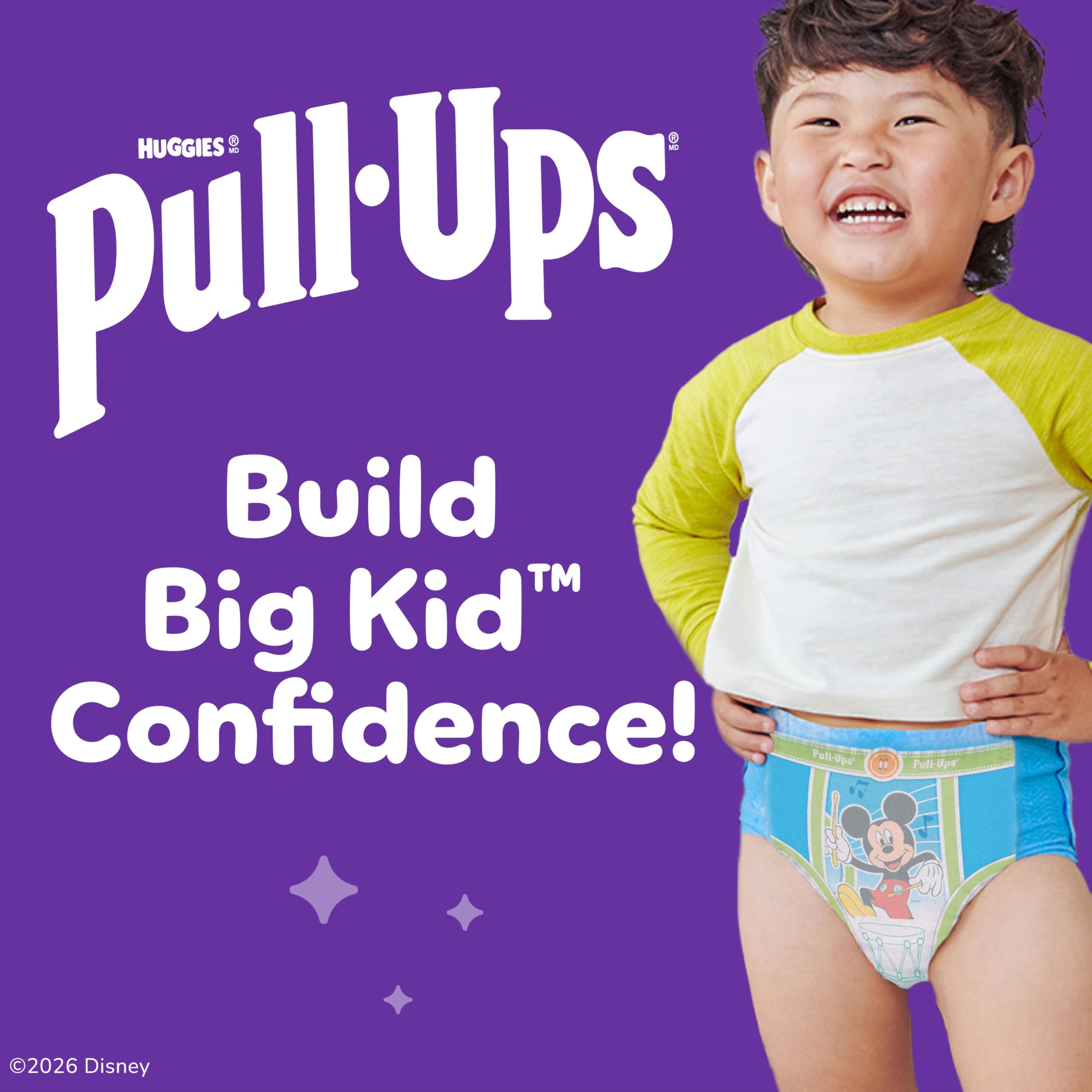 Pull-Ups Boys' Potty Training Pants, Size 5T-6T Training Underwear (46-60 lbs), 80 Count