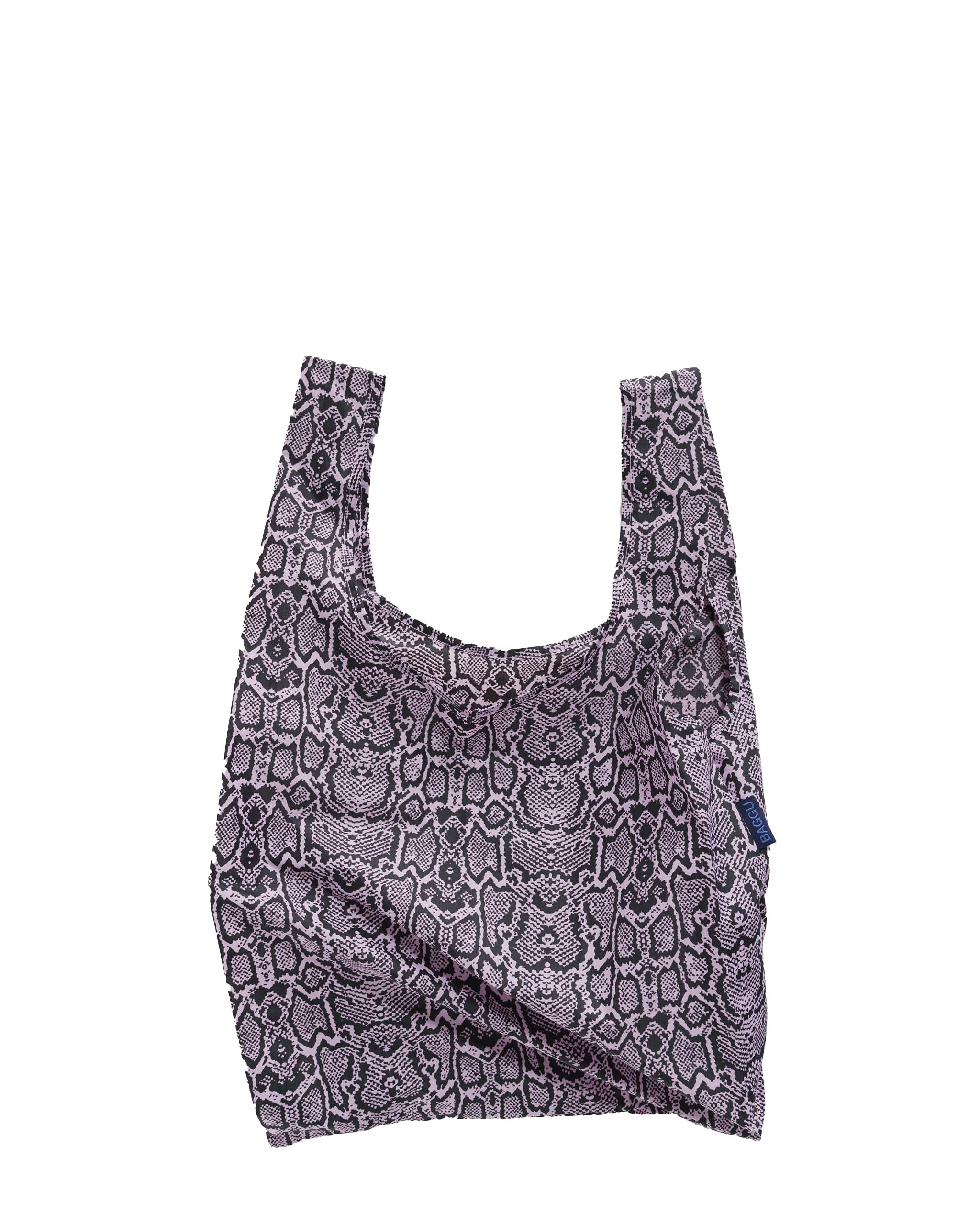 BAGGU Standard Reusable Shopping Bag, Ripstop Nylon Grocery Tote or Lunch Bag