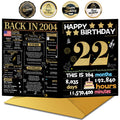 22nd Birthday Card with Envelope, 22nd Birthday Decorations for Her Him, 22nd Birthday Gifts, Perfect for Daughter Son, Happy